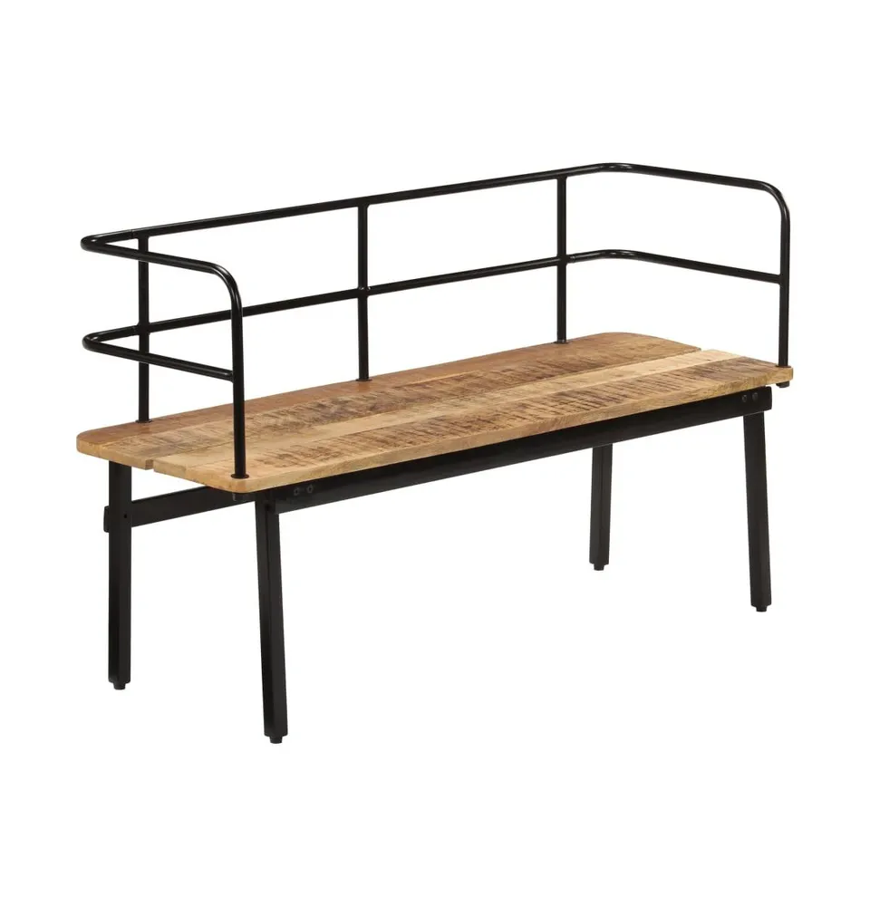 Bench 47.2"x15.7"x27.6" Solid Mango Wood