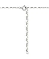 Giani Bernini Cultured Freshwater Pearl (5mm) Dangle Collar Necklace, 16" + 2" extender, Created for Macy's