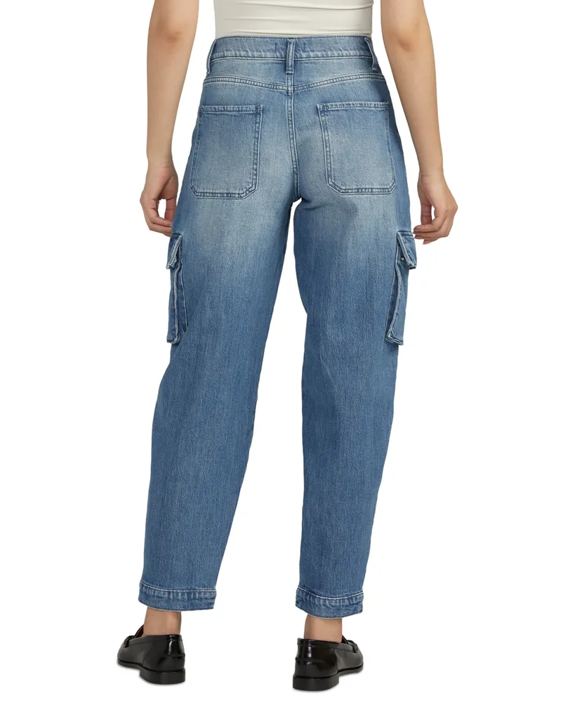 Silver Jeans Co. Women's High-Rise Cargo-Pocket