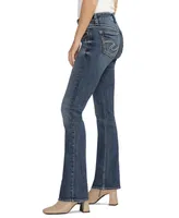 Silver Jeans Co. Women's Suki Mid Rise Curvy Fit Bootcut