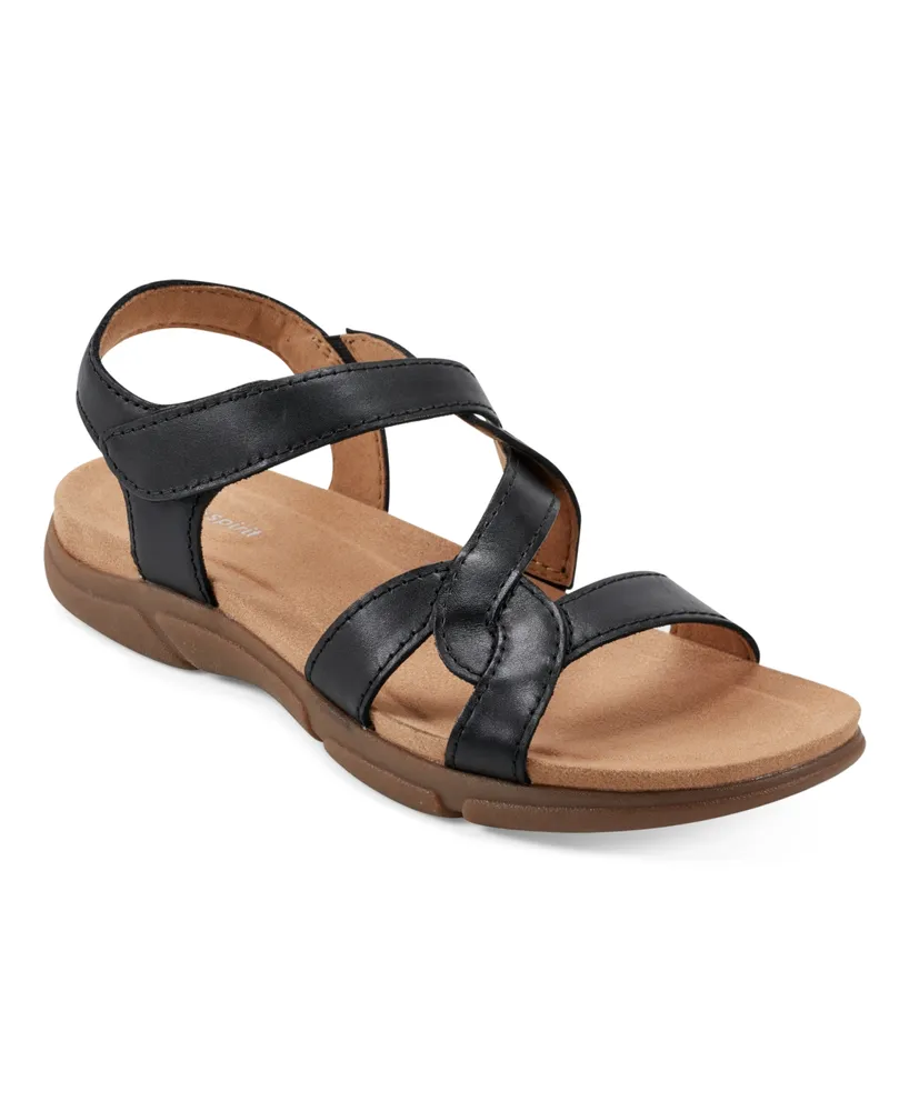 Easy Spirit Women's Minny Round Toe Casual Flat Sandals