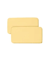 Breathable Baby All-in-One Fitted Sheet & Waterproof Cover for 33" x 15" Bassinet Mattress (2-Pack)
