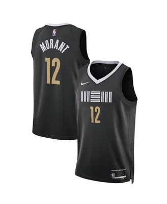 Men's and Women's Nike Ja Morant Black Memphis Grizzlies 2023/24 Swingman Jersey - City Edition