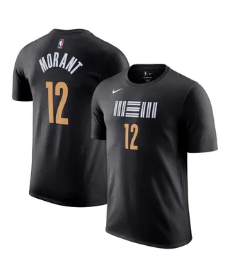 Men's Nike Ja Morant Black Memphis Grizzlies 2023/24 City Edition Name and Number T-shirt