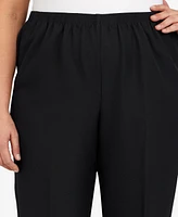 Alfred Dunner Plus Classic Pull-On Straight-Leg Short Length Pants