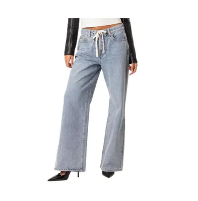 Women's Wynn low rise oversized jeans - Light