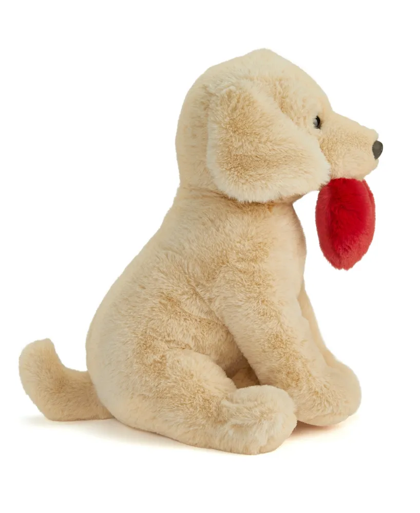 Geoffrey's Toy Box 12" Plush Heart Labrador