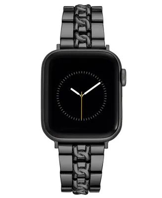 Nine West Women's Dark Gray Alloy Bracelet Compatible with 38mm, 40mm and 41mm Apple Watch