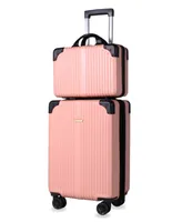 Tresor Carry-on Vanity Trunk Luggage, Set of 2