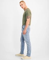 Sun + Stone Men's Horizon Athletic Slim Fit Ripped Jeans, Created for Macy's