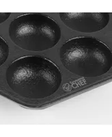 Commercial Chef Cast Iron Danish Aebleskiver Pan