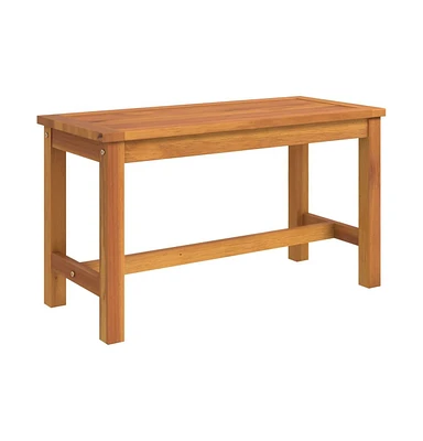 Patio Bench 31.5"x13.8"x17.7" Solid Wood Acacia