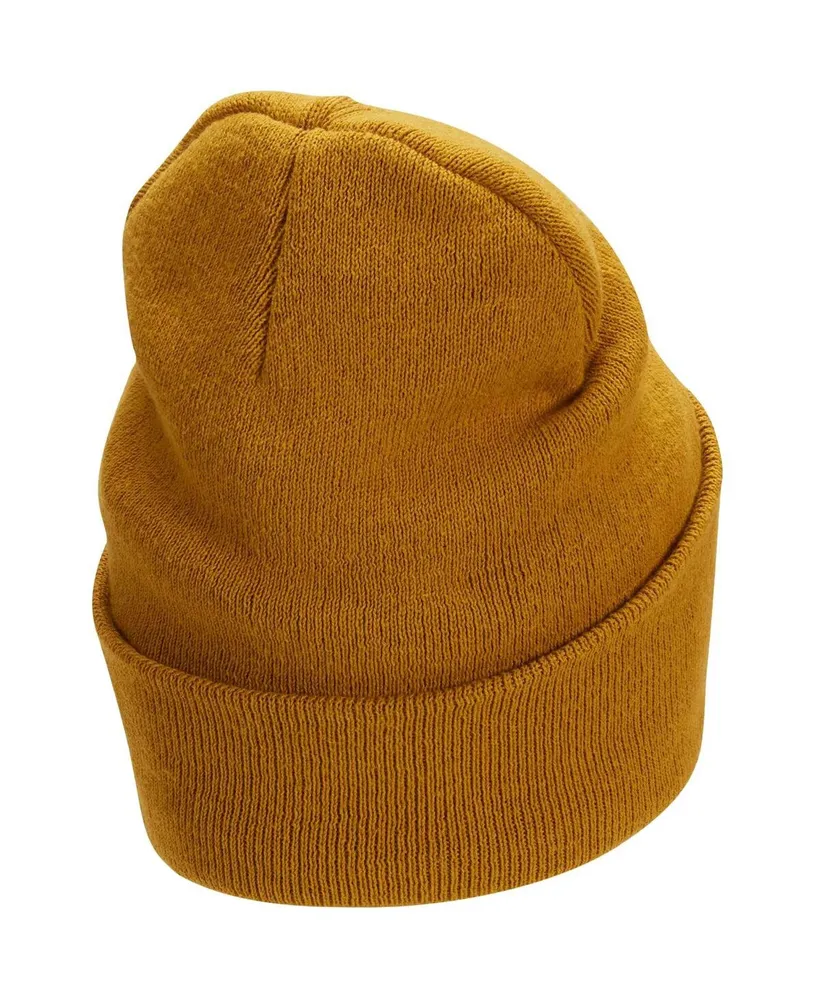 Men's Nike Gold Futura Lifestyle Tall Peak Cuffed Knit Hat