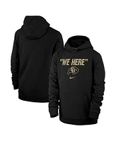 Big Boys Nike Black Colorado Buffaloes We Here Club Fleece Pullover Hoodie