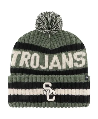 Men's '47 Brand Green Usc Trojans Oht Military-Inspired Appreciation Bering Cuffed Knit Hat with Pom
