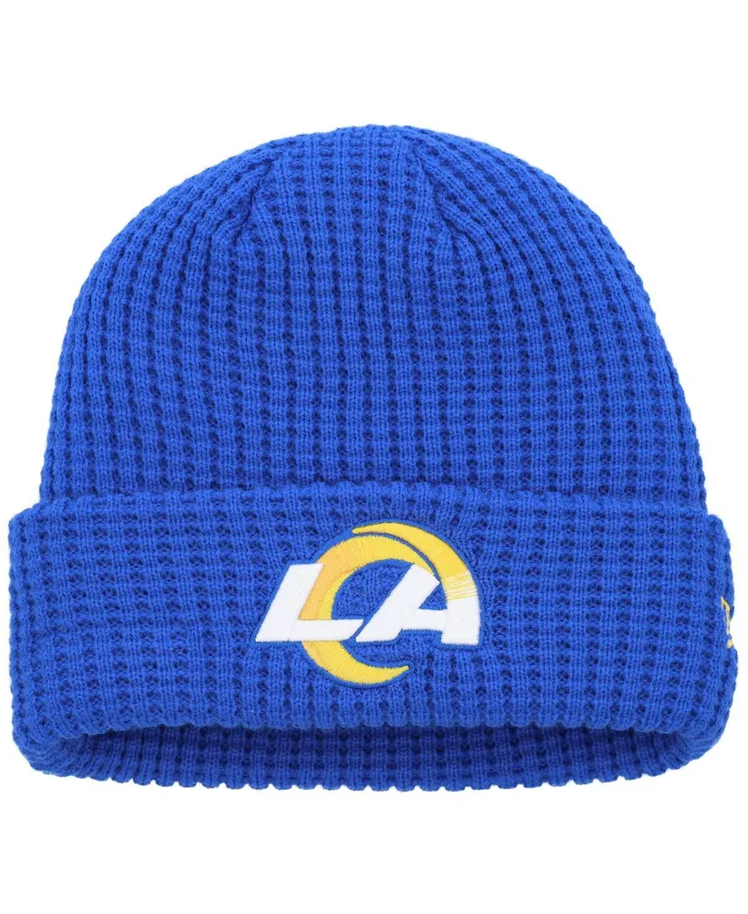 Youth Boys and Girls New Era Royal Los Angeles Rams Prime Cuffed Knit Hat