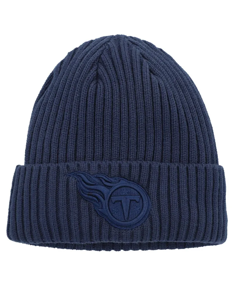 Youth Boys and Girls New Era Navy Tennessee Titans Color Pack Cuffed Knit Hat