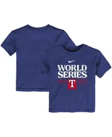 Toddler Boys and Girls Nike Royal Texas Rangers 2023 World Series Authentic Collection T-shirt