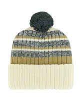 Men's '47 Brand Cream Vegas Golden Knights Tavern Cuffed Knit Hat with Pom