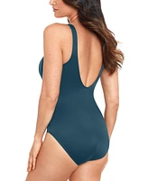 Miraclesuit Illusionists Circle Tummy Control One Piece Swimsuit