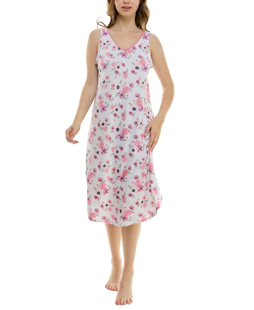 Roudelain Women's Adaline Floral Tank Sleepshirt