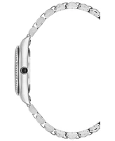 Steve Madden Women's Quartz Silver-Tone Alloy Watch, 32mm