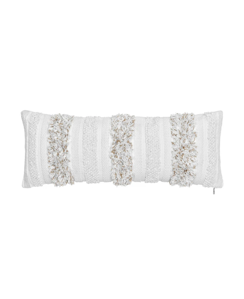 White Sand Driftway Lumbar Decorative Pillow, 14" x 40"