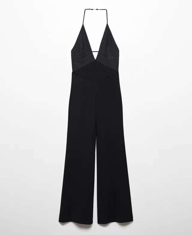 Mango Women's Spaghetti Strap Jumpsuit