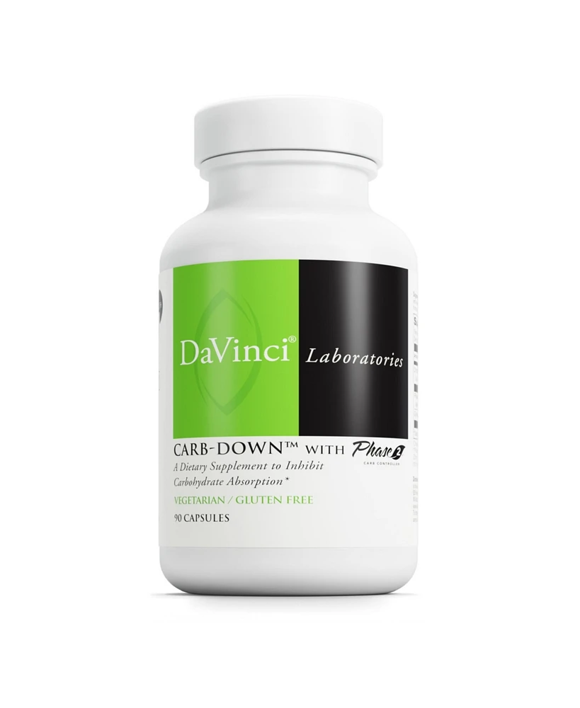 DaVinci Laboratories DaVinci Labs Carb-Down with Phase 2 - Dietary Supplement to Support Healthy Weight Management, Appetite Control and Metabolism