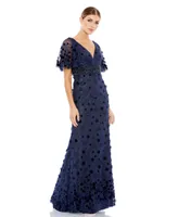 Women's Embellished Floral Gown