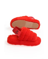 Women's Shearling Slipper Slides Wool