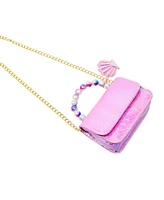 Girl's Mermaid Pearl Handle Seashell Handbag