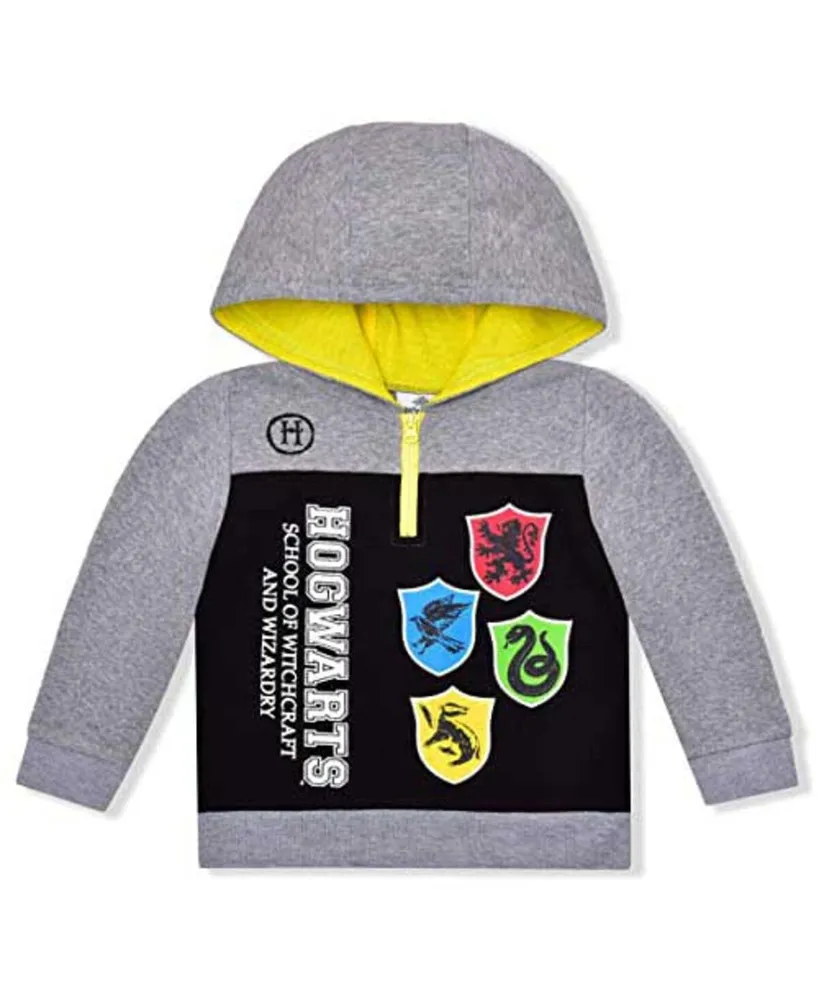 Toddler Boys and Girls Gray Harry Potter Graphic Pullover Hoodie