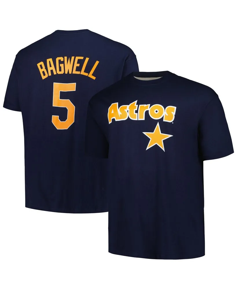 Houston Astros No5 Jeff Bagwell Nike Home Cooperstown Collection Logo Player Jersey White