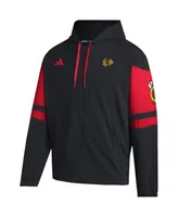 Men's adidas Black Chicago Blackhawks Full-Zip Hoodie