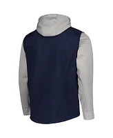 Men's Dunbrooke Navy, Heather Gray Boston Red Sox Alpha Full-Zip Jacket
