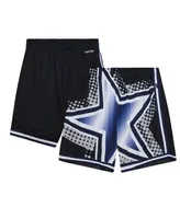 Men's Mitchell & Ness Black Dallas Cowboys Big Face 7.0 Fashion Shorts