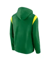 Men's Fanatics Green Oregon Ducks Gym Rat Pullover Hoodie