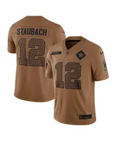 Men's Nike Roger Staubach Brown Distressed Dallas Cowboys 2023 Salute To Service Retired Player Limited Jersey