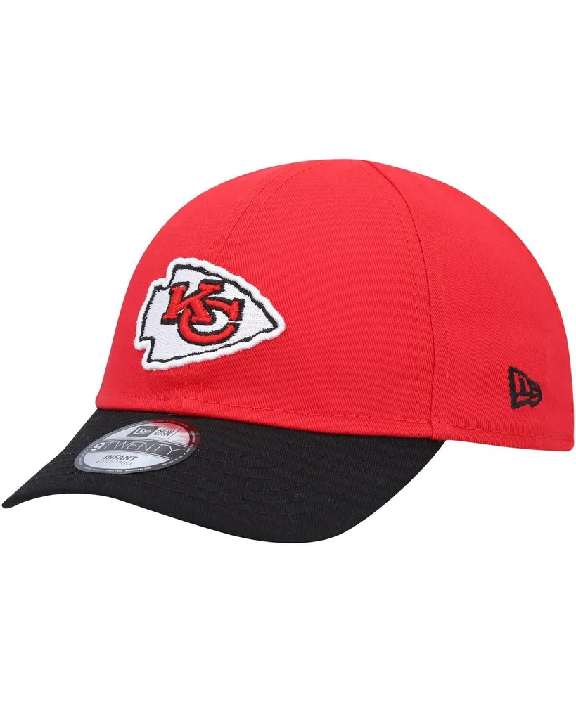 Infant Boys and Girls New Era Red, Black Kansas City Chiefs My 1st 9TWENTY Adjustable Hat