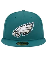 Men's New Era Midnight Green Philadelphia Eagles Main 59FIFTY Fitted Hat