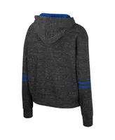 Women's Colosseum Charcoal Kentucky Wildcats Catherine Speckle Pullover Hoodie