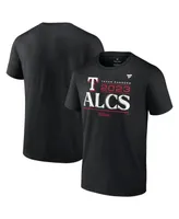 Men's Fanatics Black Texas Rangers 2023 Division Series Winner Locker Room Big and Tall T-shirt