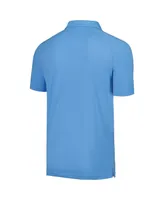 Men's LevelWear Light Blue Tampa Bay Rays Sector Batter Up Raglan Polo Shirt