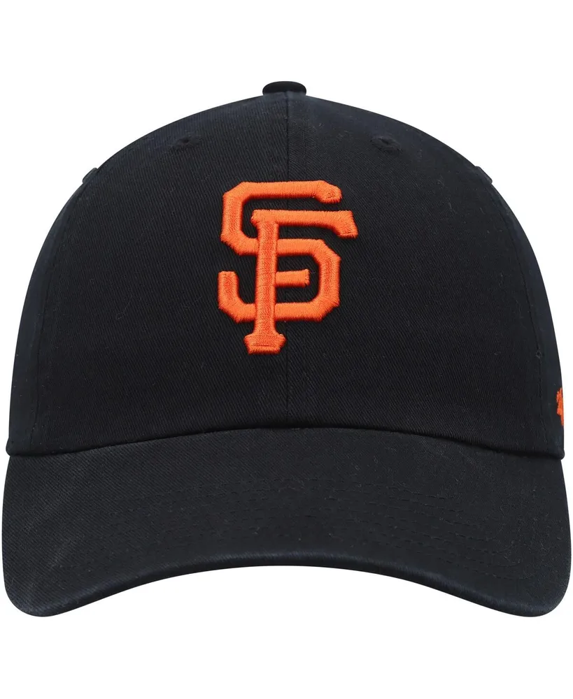 Youth Boys and Girls '47 Brand Black San Francisco Giants Clean Up Adjustable Hat