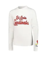 Big Boys Stitches Red, White St. Louis Cardinals T-shirt Combo Set