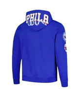 Men's Pro Standard Joel Embiid Royal Philadelphia 76ers Player Pullover Hoodie