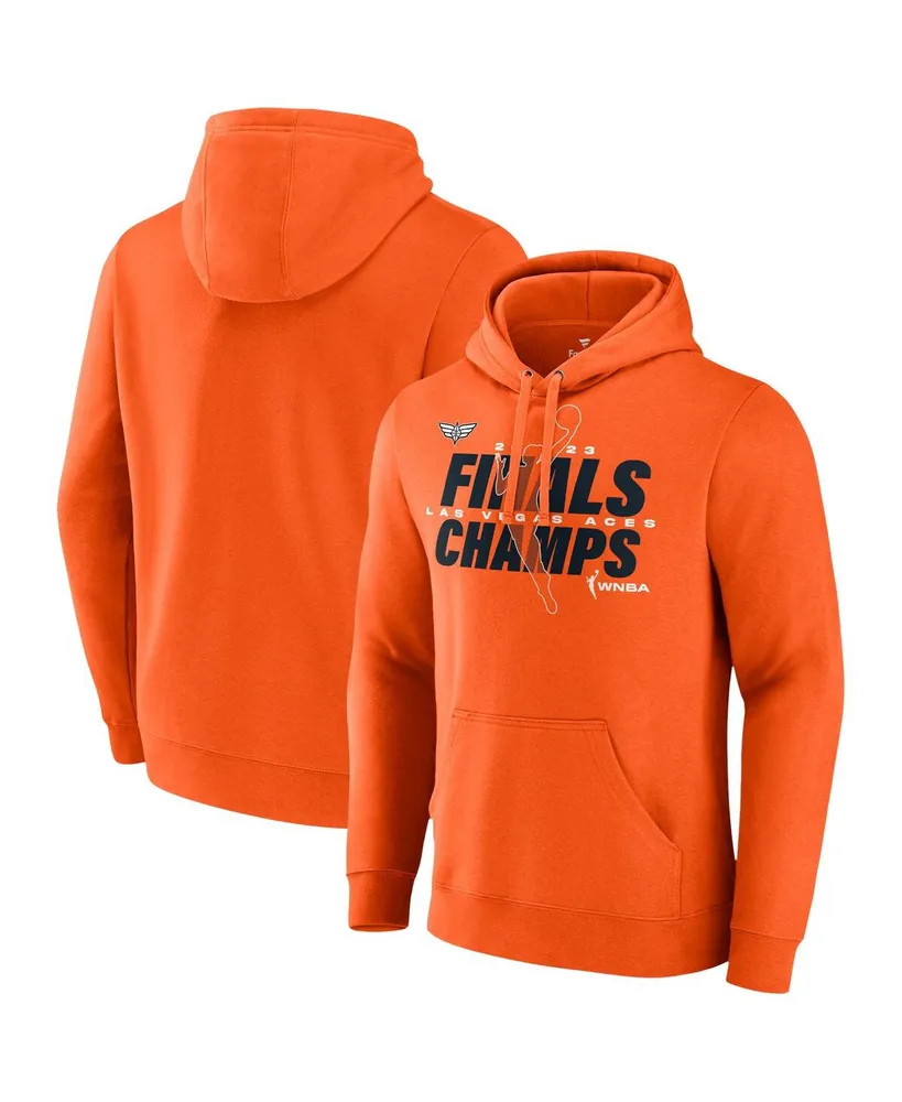 Men's and Women's Fanatics Orange Las Vegas Aces 2023 Wnba Finals Champions Signature Pullover Hoodie