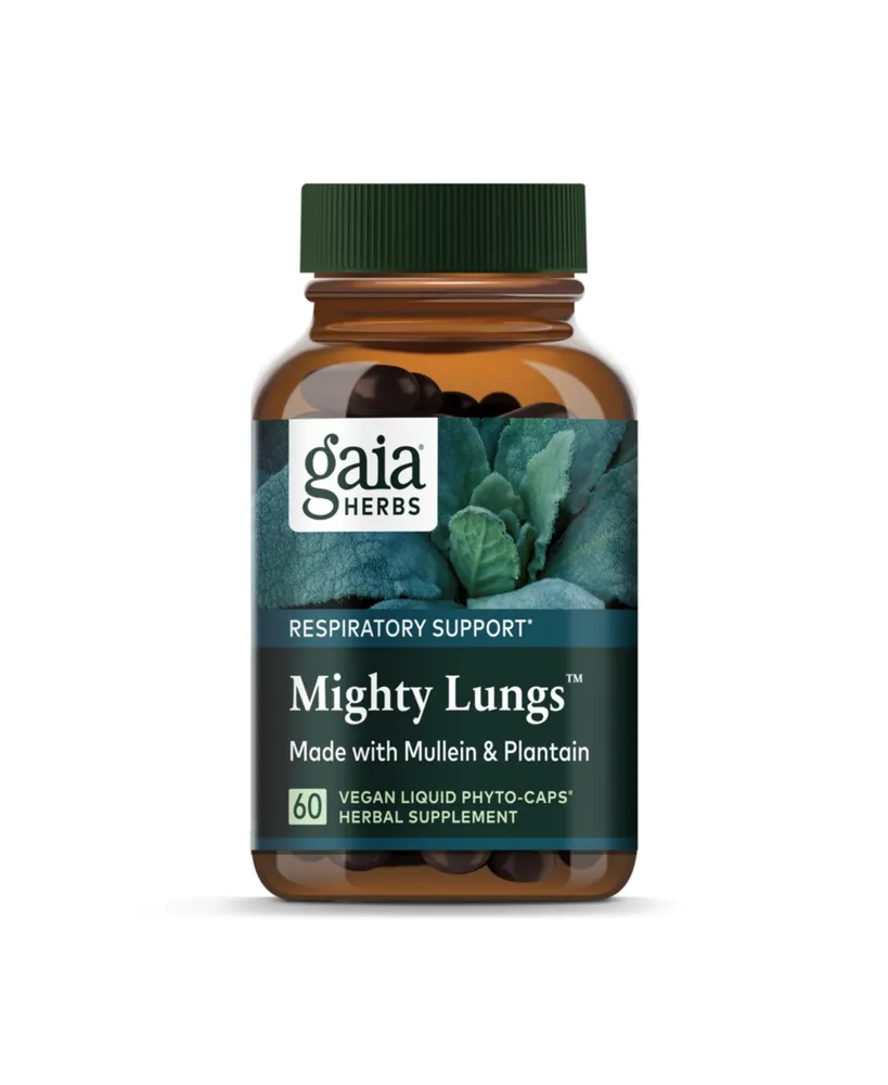 Gaia Herbs Mighty Lungs - Lung Support Supplement to Help Maintain Overall Lung & Respiratory Health