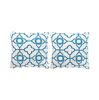 Safavieh Indoor/Outdoor Nadia 20" x Pillow (Set of 2)